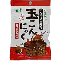 お菓子飯 Amazon | 村岡食品工業 おやつ玉こんにゃく ピリ辛醤油味 30g×10袋
